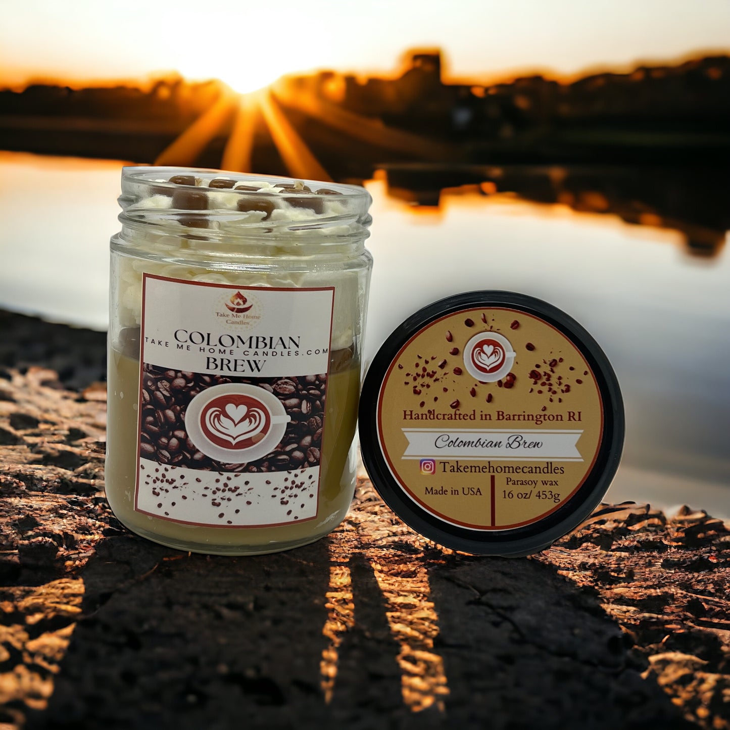 Colombian Brew whipped Cream Candle