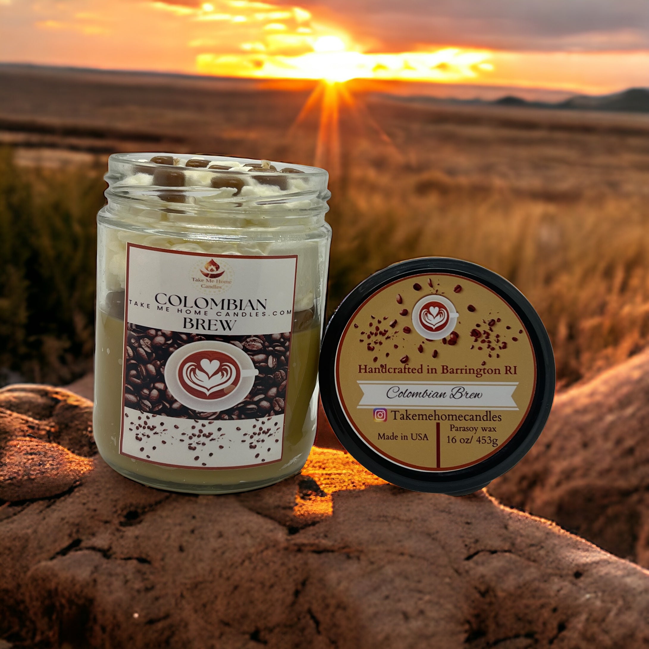 Colombian Brew whipped Cream Candle