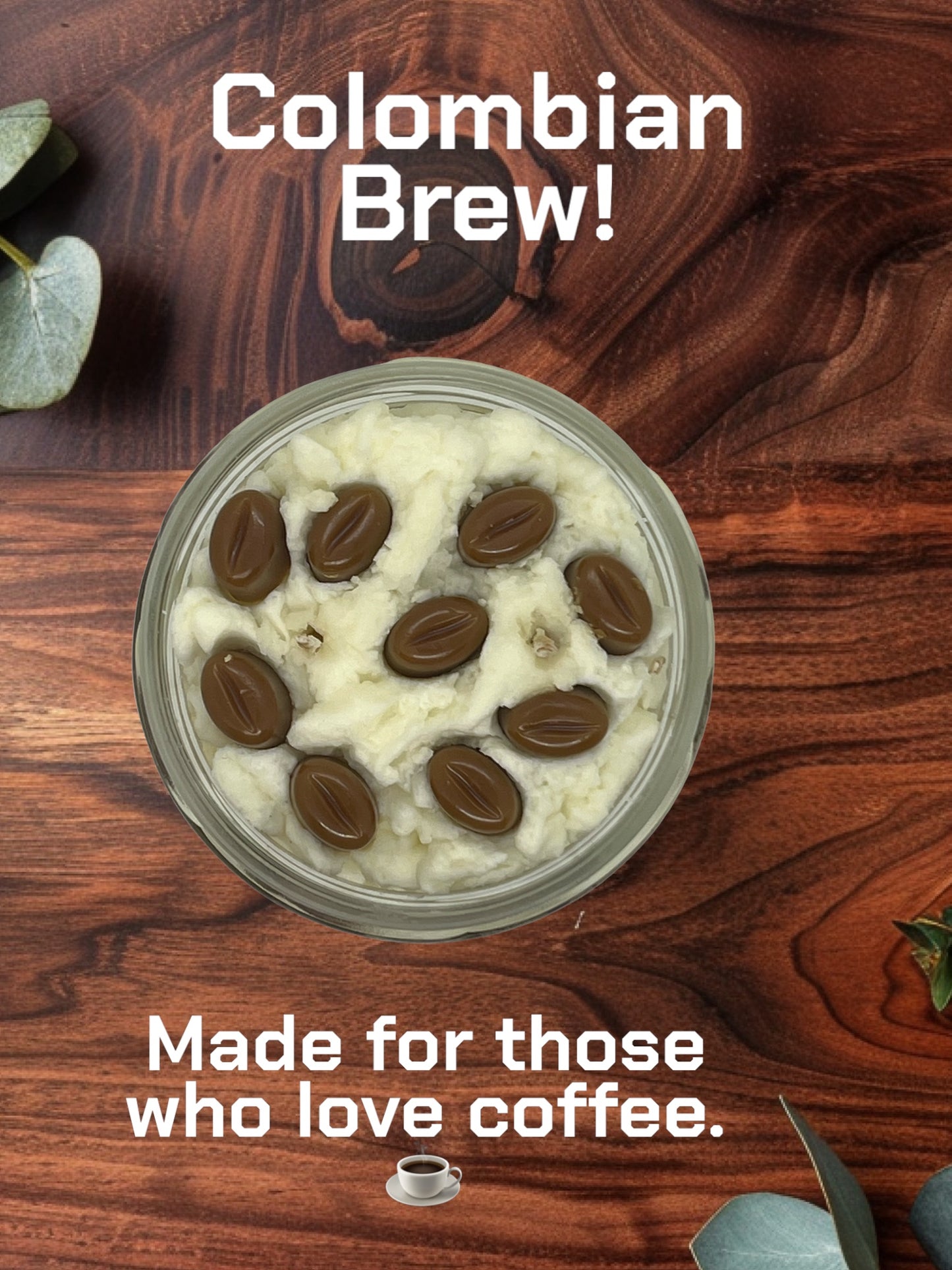 Colombian Brew whipped Cream Candle