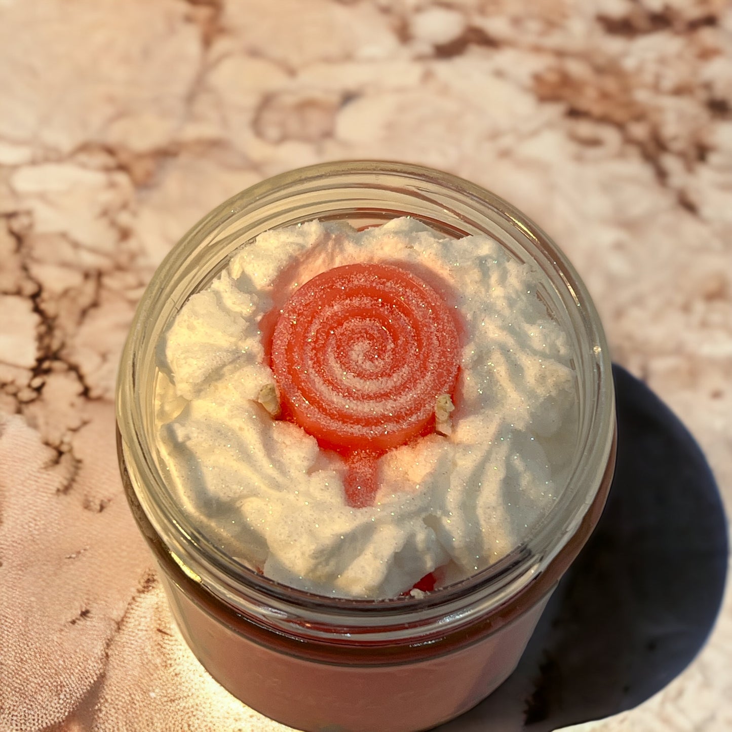 Christal Sugar Whipped Cream Candle