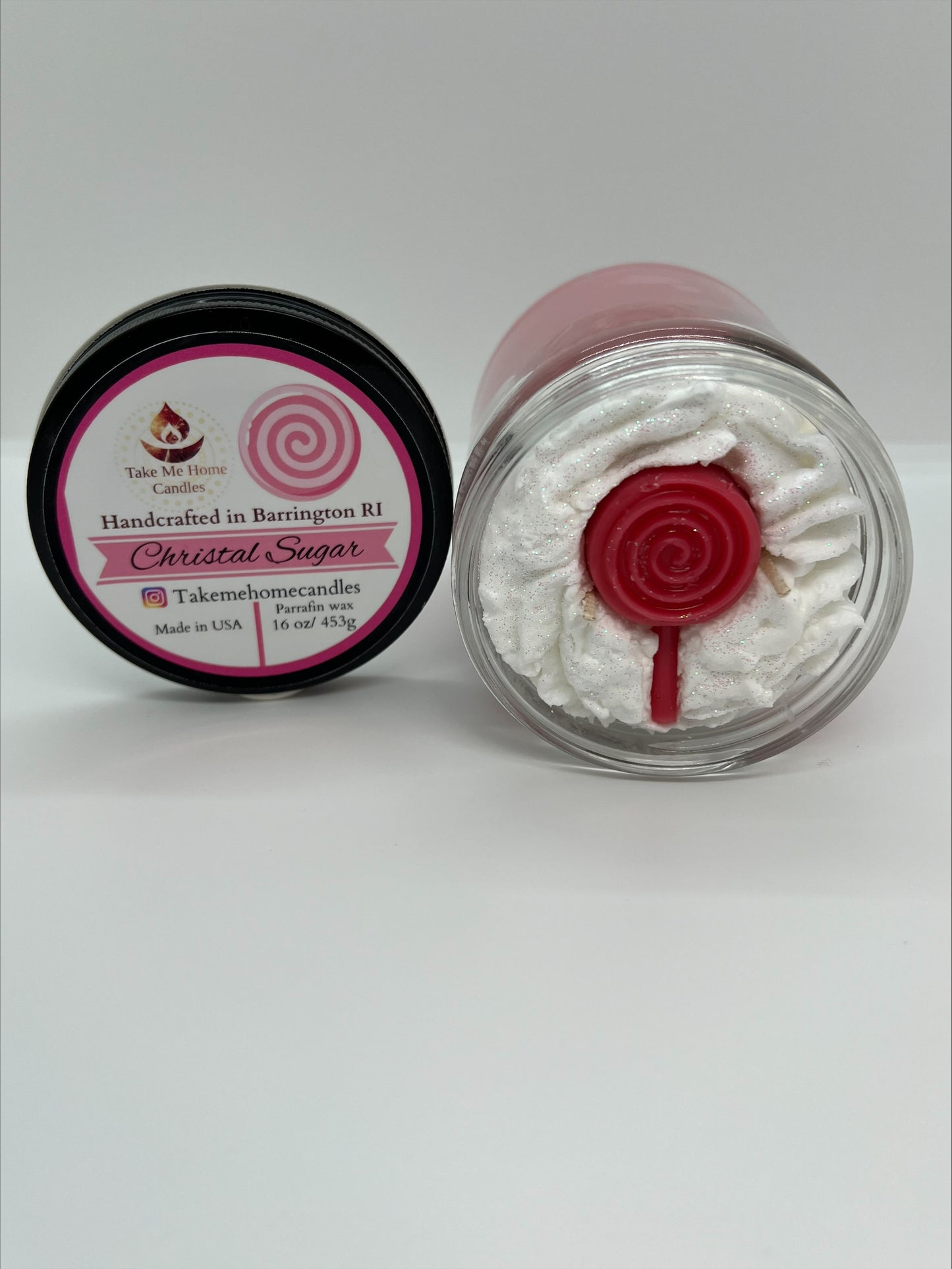 Christal Sugar Whipped Cream Candle
